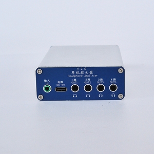<span class=keywords><strong>DIY</strong></span> 4 路麦克风放大器 高功率驱动器 低功耗 过热保护 HiFi 音质 XLR 连接器 户外使用 - Product Image 6