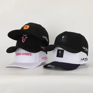 BSCI卸売カスタムデザイントレンディな5パネルスポーツお父さん帽子、Oem刺Embroideryパッチロゴポリエステルゴラス、レーザーカットホール野球帽