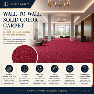 Wall To Wall Carpet Solid Colors Hotel Carpet Low Pile Tufted Modern Style Stain Resistant Commercial Use - Product Image 4