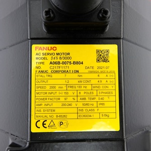 Moteur d'axe de machine AC Alpha FANUC A06B-0075-B804, pièces de rechange pour l'automatisation industrielle - Product Image 4