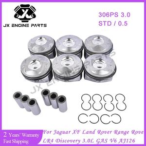 306PS 发动机活塞及活塞环套件适用于捷豹 XF/XE/XJ 路虎揽胜运动版/揽胜极光/发现 LR4 3.0L AJ126 - Product Image 2