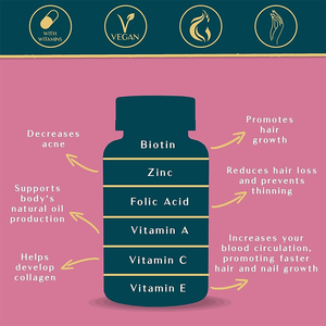 <span class=keywords><strong>Vigo</strong></span> Hair Skin and Nails Vitamins Gummies Apoya el cabello saludable Vegan Biotin Vitamins Gummies - Product Image 3