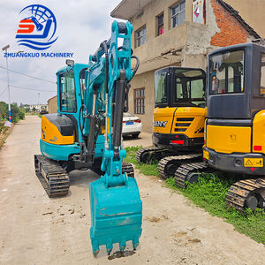 Excavadora Usada de Bajo Consumo Energético, Precio de Fábrica, Mini Excavadora Kubota U20 de 2 Toneladas, Excavadora de Orugas con Retroexcavadora, Barata en Venta - Product Image 1