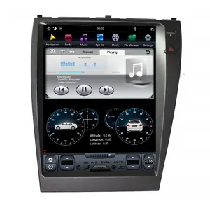 NAVIHUA 12.1 Tesla tarzı dikey ekran GPS navigasyon araba radyo Lexus ES240 ES350 Android 9.0 araç DVD oynatıcı çalar 2006 2012 PX6