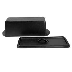Juego <span class=keywords><strong>de</strong></span> 2 Moldes para Pan <span class=keywords><strong>de</strong></span> <span class=keywords><strong>Hierro</strong></span> Fundido con Tapa para Hornear Pan <span class=keywords><strong>de</strong></span> Carne Casero, Moldes para Pan <span class=keywords><strong>de</strong></span> Metal Duradero - Product Image 3