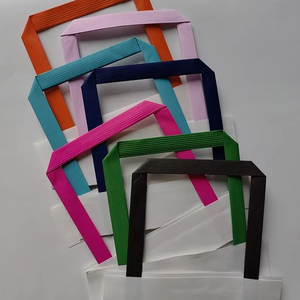 Túi xử lý 100% màu kích thước lớn ưa thích rắn phẳng túi giấy xử lý - Product Image 2