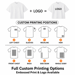 Camiseta Extra Grande Personalizada, 230 g/m², Tejido Grueso, Lavado Ácido, Impresión Serigráfica, 100% Algodón, Ropa Urbana, OEM, ODM - Product Image 5