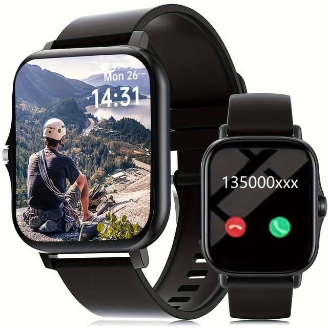 Introducing a New Versatile Smartwatch Featuring a 1.83-Inch Full Touchscreen, Equipped with a Built-In Microphone and Speaker