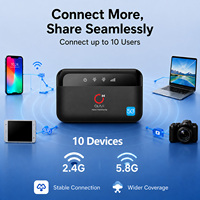 Offre Spéciale : Power Bank 2-en-1 et Hotspot WiFi 4G avec Emplacement pour Carte SIM, 10000mAh, Routeur de Poche 4G 5G Global pour l'Extérieur et les Situations d'Urgence