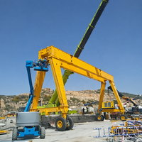 Grue portique sur pneus (RTG) pour la manutention de conteneurs en port, le stockage en entrepôt et les levages lourds