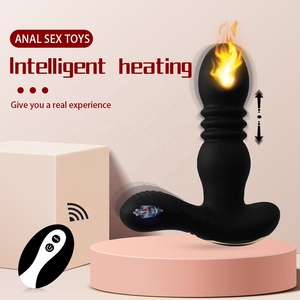 Massaggiatore Prostatico Maschile in Silicone con 10 Modalità, Plug Anale Riscaldato, Vibratore Anale, Giocattoli Sexy per Adulti, Vendita Diretta dalla Fabbrica SEXBAY - Product Image 5