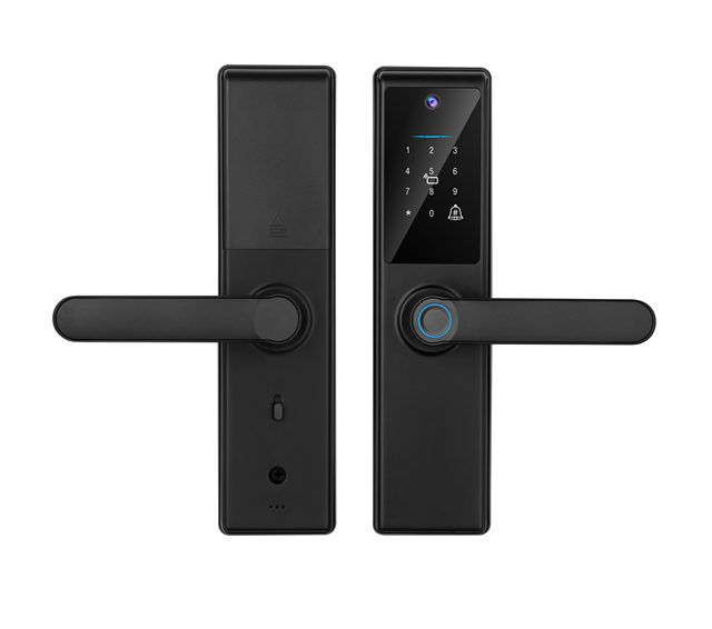 Multi-Languages Digital Smart Locks Fingerprint Password Card Key Tuya Wifi Remote Control Door Lock