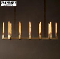 Lustre circulaire suspendu à hauteur réglable de style industriel moderne pour salon E26 pour utilisation hôtelière, installation incluse