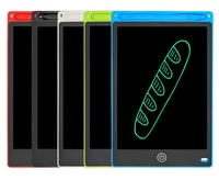 Tablette de dessin numérique LCD 12 pouces avec cadre en plastique ABS - Bloc-notes éducatif pour enfants et adultes