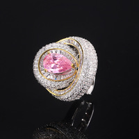 Bague KAMMY de luxe tendance en forme de poire, en ZIRCON plaqué or 18 carats sur base en cuivre, pour femme, cadeau d'anniversaire de mariage, bijou pour tous les jours et les fêtes