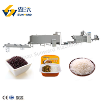 Machine de production de riz artificiel instantané, machine de fabrication de riz nutritionnel, usine de production de riz artificiel