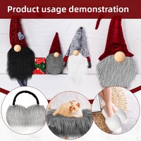 5 cm manchetknopen effen kleurverloop pluche trim DIY dwergbaard speelgoed decoratief kantlint kledingaccessoire