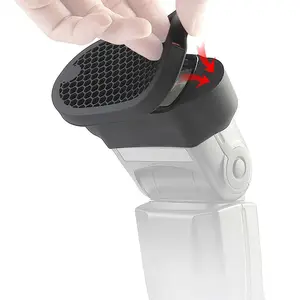Caméra flash Professionnel kit Diffuseur Flash Accessoires Kit Nid D'abeille Réflecteur Couleur Filtre Softbox Pour V1 V860ii
