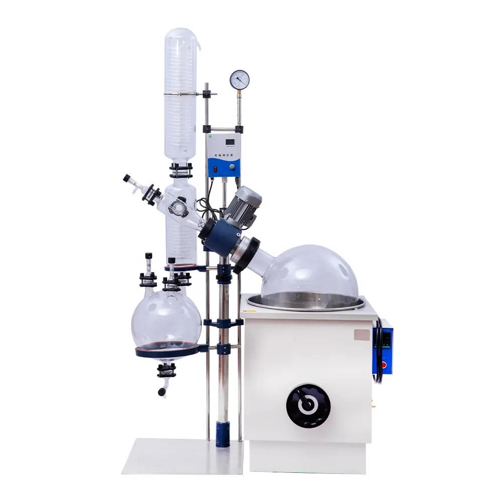 15 Months Warranty Cheap Manual Rotary Evaporator With Chiller and Vacuum Pump