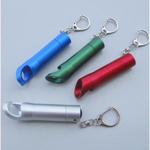 Multifunctional Bottle Opener With Led Flashlight Keychain Portable <b>Mini</b> <b>Torch</b> Light For Gift And Daily Use - Product Image 1