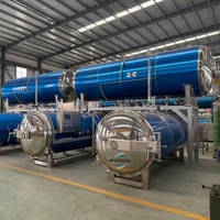 Autoclave horizontal automatique pour la stérilisation des aliments en conserve