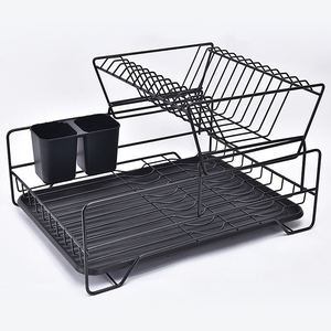 Organizador <span class=keywords><strong>de</strong></span> Metal desmontable SANIPRO, estante <span class=keywords><strong>de</strong></span> almacenamiento, bandeja <span class=keywords><strong>de</strong></span> goteo, soporte para utensilios, vajilla <span class=keywords><strong>de</strong></span> 2 niveles, <span class=keywords><strong>escurridor</strong></span> <span class=keywords><strong>de</strong></span> <span class=keywords><strong>platos</strong></span> para Cocina - Product Image 6