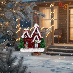 Mini 11 \ "natale alce decorazione della casa 48PC/CS di seta di alta qualità personalizzabile per uso domestico esterno in scatola forniture di natale - Product Image 5
