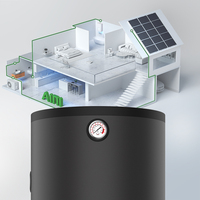 Chauffe-eau électrique à accumulation en acier inoxydable, à poser au sol, 100L-500L, le plus vendu pour la maison
