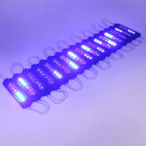 IP65 Водонепроницаемый светодиодный стробоскопический сигнальный модуль 69x19 мм | 6 COB красный синий мигающий для 12V-24V грузовик внедорожный велосипед - Product Image 4