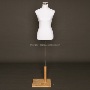 Escaparate de tienda nupcial de lujo Maniquí de medio cuerpo Mujer Boutique Terciopelo Parte superior del cuerpo Maniquí femenino de boda - Product Image 5