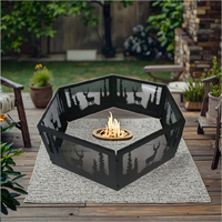 Anneau de feu en métal de Style érable, vente en gros
