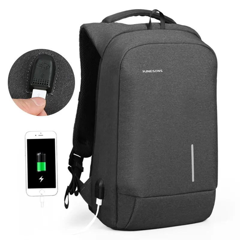 Mens Backpack 2020 New Promotional Business Backpack Customization Charging Mens Laptop Bag Custom Waterproof Anti Theft USB Smart Backpack