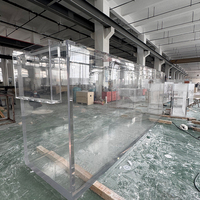 Meilleur design populaire personnalisé petit aquarium de 1000 litres à vendre directement en usine pour poissons
