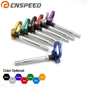 CNSPEED Crochet de remorquage universel pour voitures Subaru, accessoire de remorquage robuste en métal argenté - Product Image 1