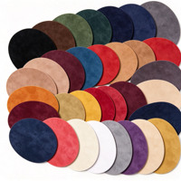 Patchs de réparation pour coudes en faux daim vendus à l'unité, 24 couleurs, ovales, pour pulls, vestes, blazers et décoration de vêtements