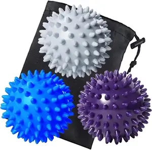 Vendita diretta in fabbrica miglior prezzo di alta qualità Custom tessuto profondo PVC terapia Yoga rilascio di palla da massaggio appuntito