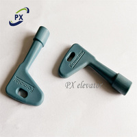 Nouveau Original Ferm ** ou ascenseur porte Triangle clé ascenseur porte en plastique serrure clé ascenseur pièces de rechange
