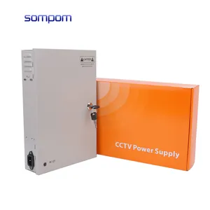 Sompom CCTV Power Supply 18 Outputs S-120-12 CCTV 10A 12V CCTV Power Supply Box