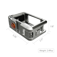 Jaula de Aleación de Aluminio para Cámara Compatible con DJI Osmo Action 6, Accesorios para Cámara, Jaula Protectora, Marco de Expansión con Tornillo