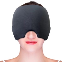 Offre Spéciale thérapie par le froid maux de tête migraine soulagement casquette pour hommes Gel masque de glace migraine soulagement tête casquette soulagement de la douleur refroidissement Gel chapeau