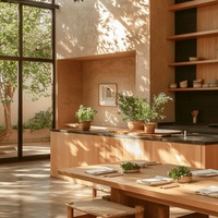 Îlot de cuisine personnalisé Senger, design moderne et luxueux, armoire modulaire, plan de travail en pierre, construction écologique