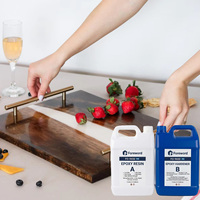 Plateau à fruits et desserts en résine, compatible alimentaire, pour le travail du bois, le revêtement, l'artisanat DIY et les tables en résine rivière