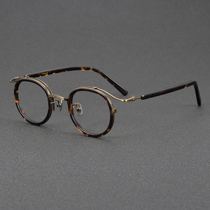 2526K Retro Vòng Khung Nhật Bản Handmade Kính Nghệ Thuật Thời Trang Cá Nhân Khung Quang Học - Product Image 1