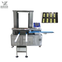 Máquina automática de alineación de bandejas Maamoul Mooncake para hacer galletas, mezcla de masa, procesamiento de lácteos para dulces de Chocolate
