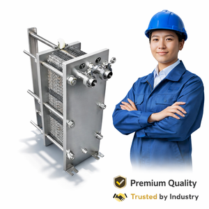 Échangeur de chaleur à plaques industrielles en acier inoxydable SS304 SS316L, fabricant d'échangeurs de chaleur - Product Image 1