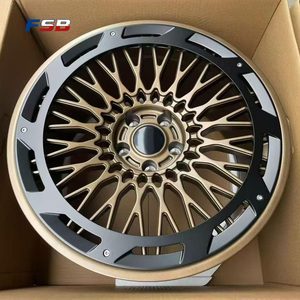 Jantes en alliage forgé, jantes en fibre de carbone, 17-26 pouces, 5x120, 5x112, 5x114.3, pièces pour RS6, G87, M2, CLA45, jantes de voiture FSB - Product Image 1