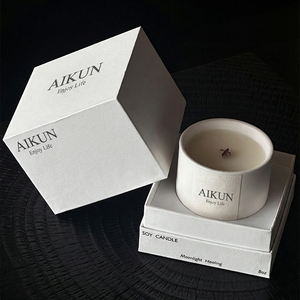 AIKUN Manufacturer Decorative Ceramic Jar Soy Wax Scented <b>Candles</b> for Party Wedding <b>Dinner</b> - Product Image 3