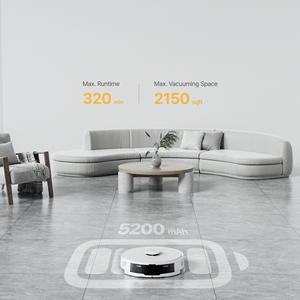 นีบอท เอ็น2 เครื่องดูดฝุ่นหุ่นยนต์ 3-in-1 แบบเปียกและแห้ง สำหรับใช้ในบ้านและโรงแรม พร้อมพลังดูดที่ทรงพลังเป็นพิเศษ - Product Image 3