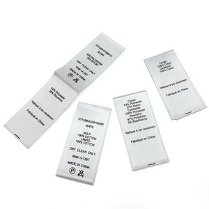 <span class=keywords><strong>Etiqueta</strong></span> Impresa Personalizada de Satén de Orillo de Alta Calidad con Instrucciones de Lavado y Cuidado para Prendas - Product Image 4