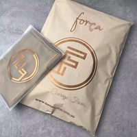 Bolsa de Envío de Polietileno Mate en Tono Nude al por Mayor, con Logotipo Impreso Personalizado, para Mensajería y Entrega Exprés, de Fábrica, 0.5 Mil de Grosor, Impresión Serigráfica